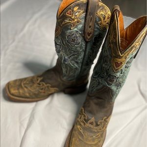 Vintage Bluebird Leather Boots